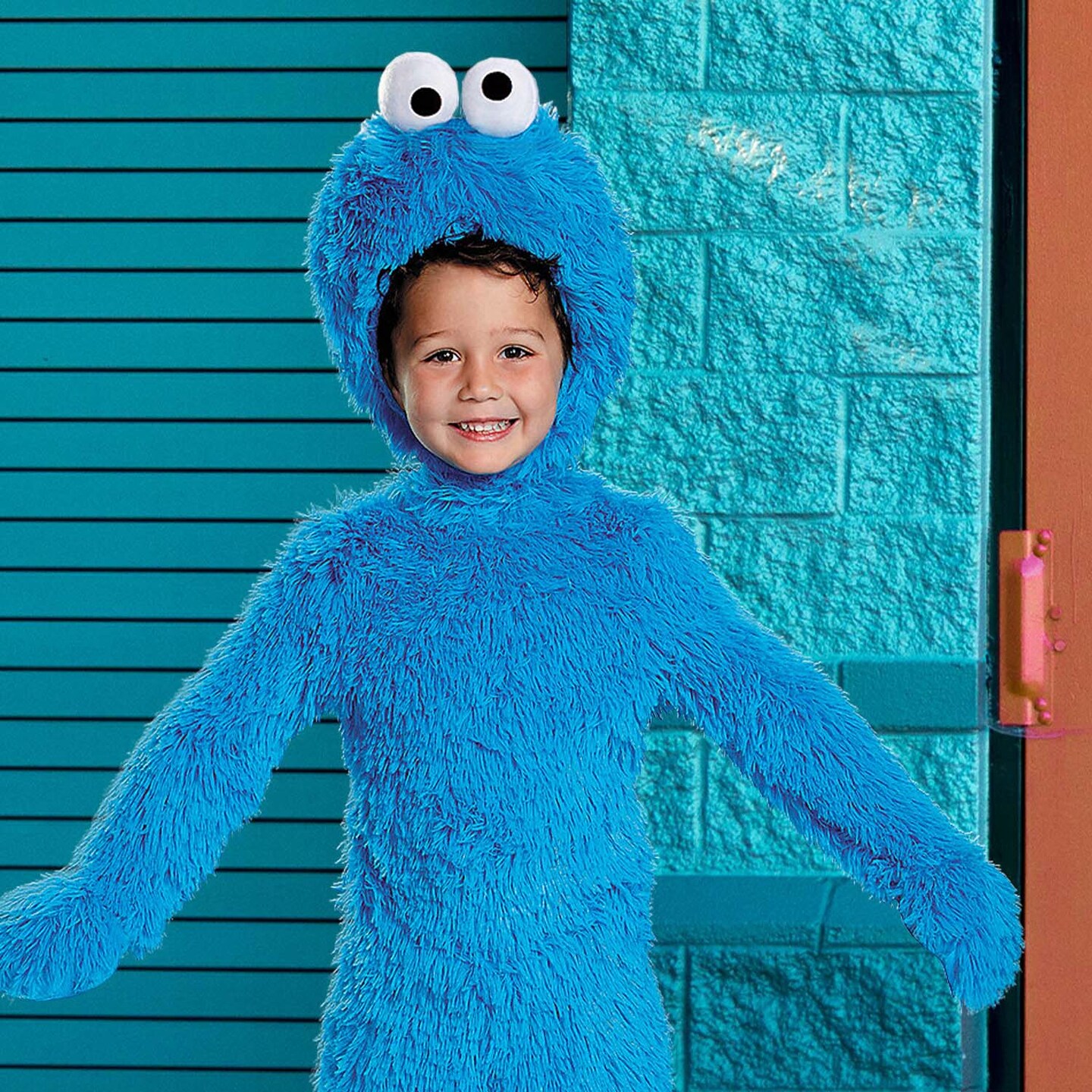 Baby Extra Deluxe Cookie Monster Costume Infant Small 6-12 Months