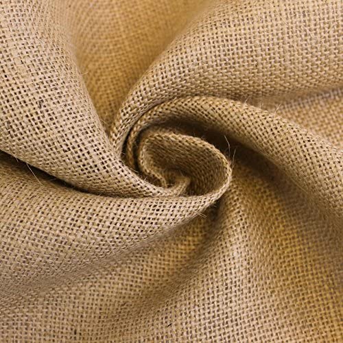 1 Yard Natural Burlap Fabric 40" Wide Rustic Textured Decorative Craft Multipurpose Upholstery Home Decor