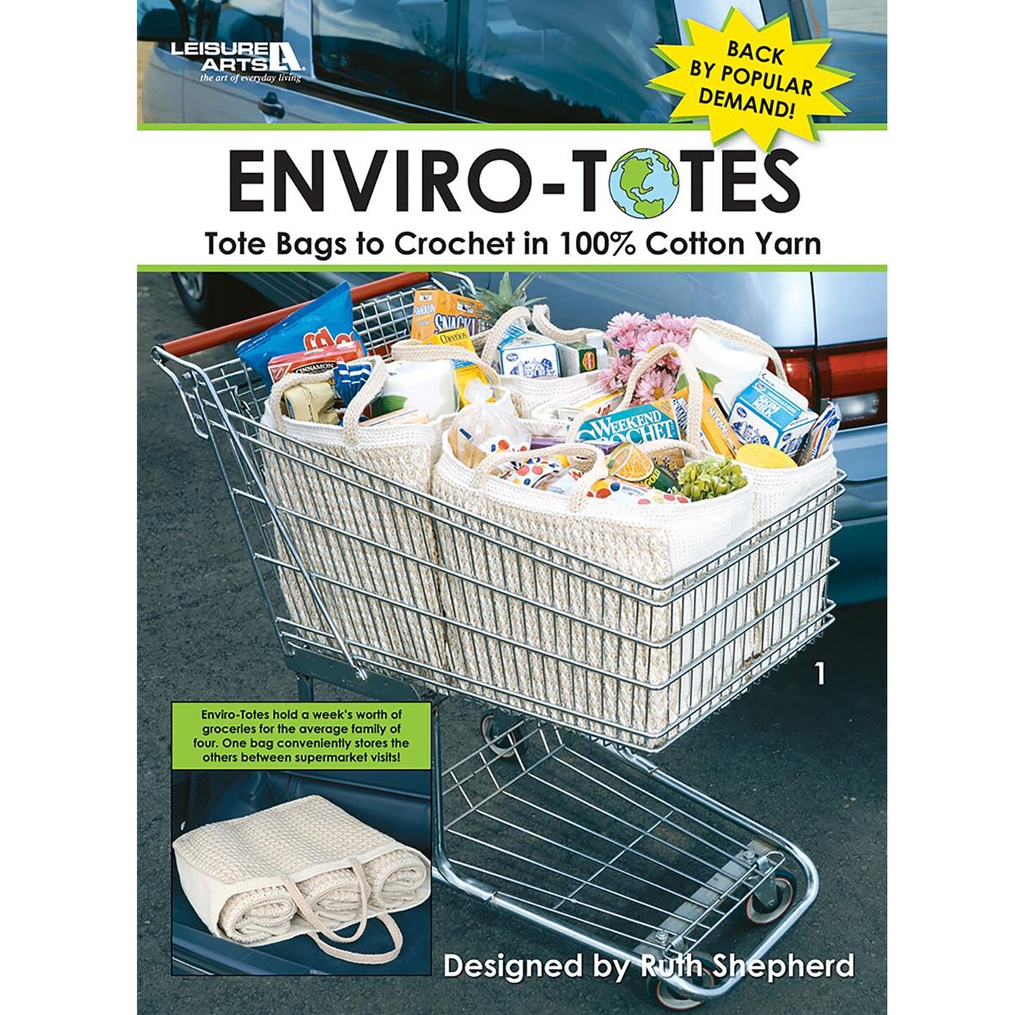 Leisure Arts Enviro-Totes Crochet Book, Crochet Book, Pattern Books, Books Patterns, Patterns, Stitch Patterns For Beginners