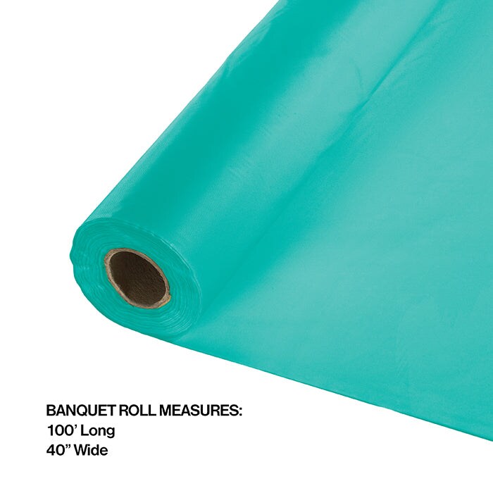 Teal Lagoon Banquet Roll 40&#x22; X 100ft
