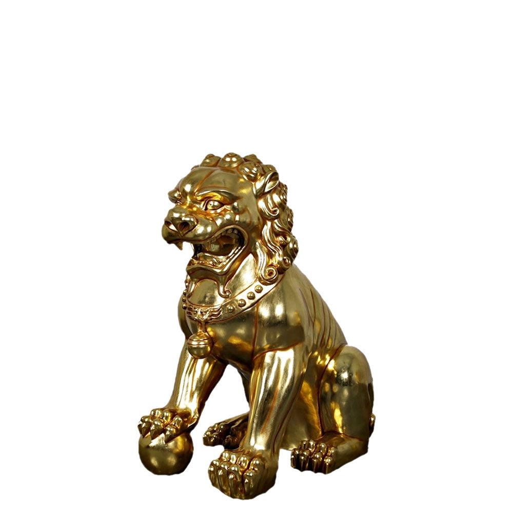 Foo Dog Male Chinese Lion Statue