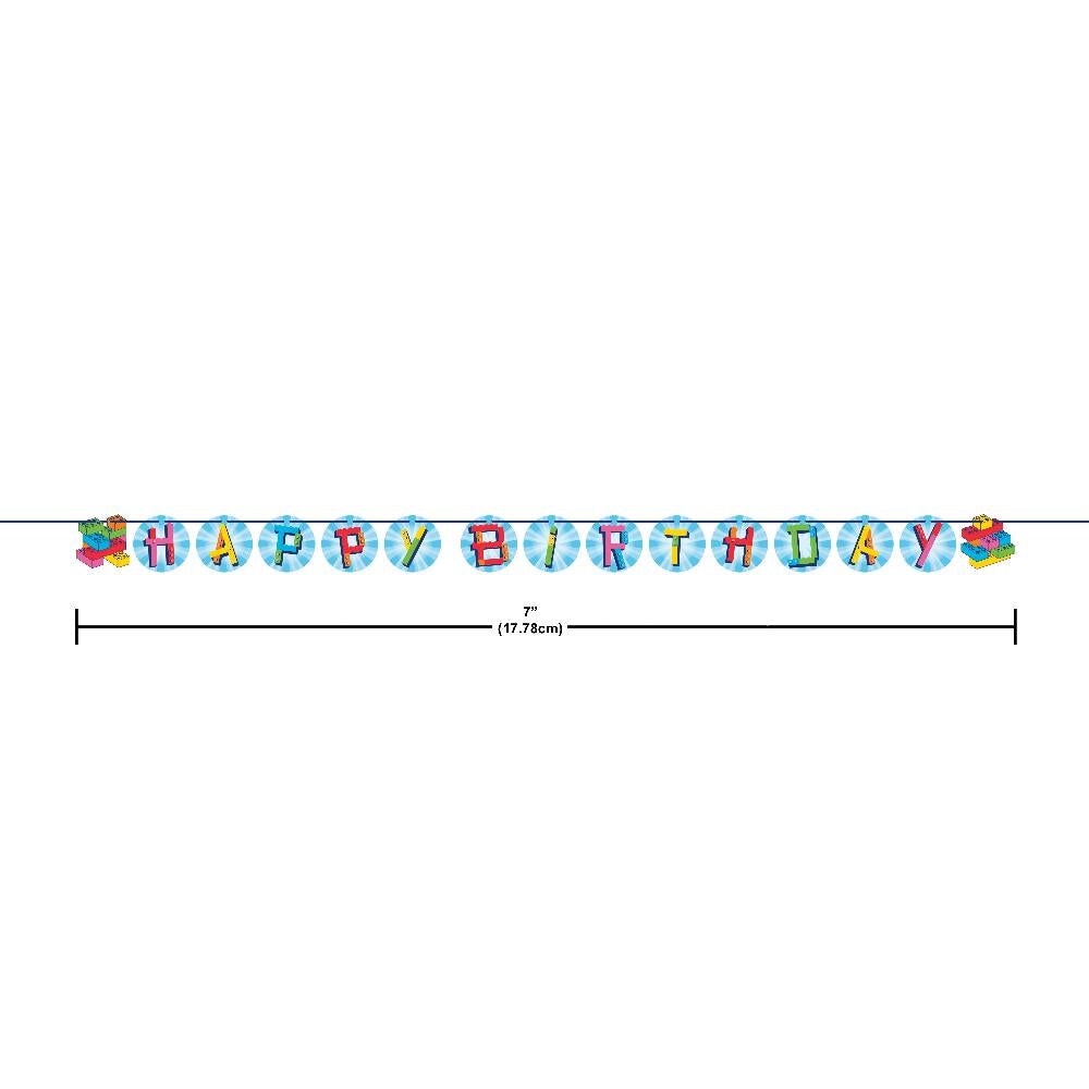Bulk Pack of 2 Block Bash Ribbon Banners