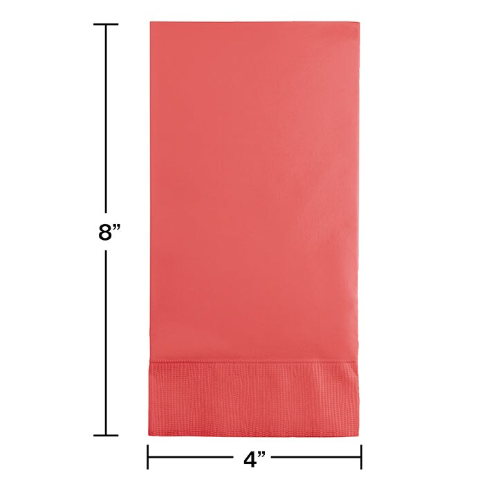 Coral Guest Towel, 3 Ply (16/Pkg)