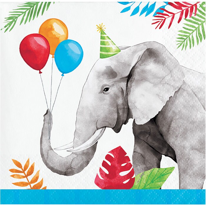 Party Animals Beverage Napkin (16/Pkg)