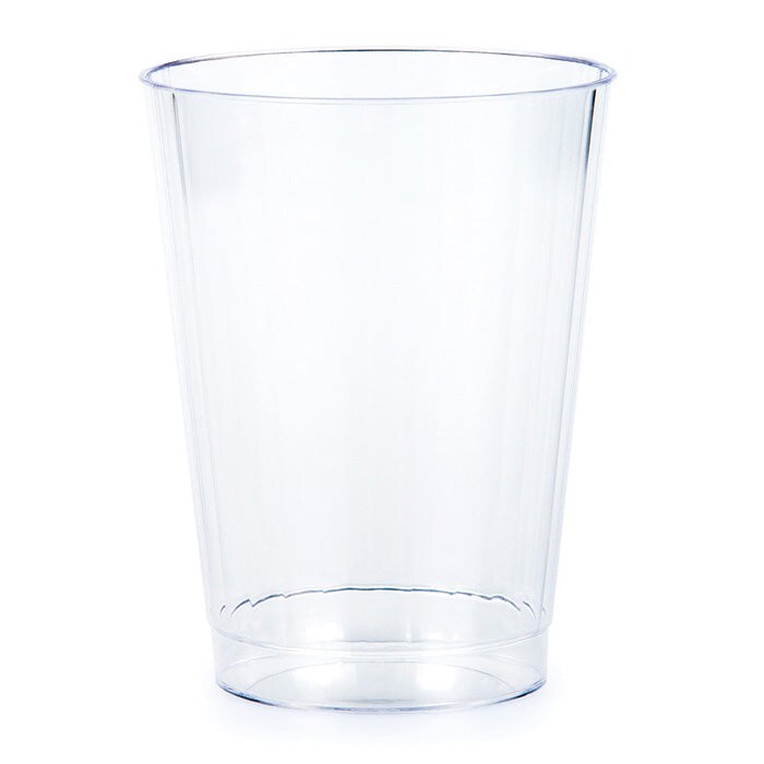 Clear Plastic Tumbler, 12 Oz (8/Pkg)