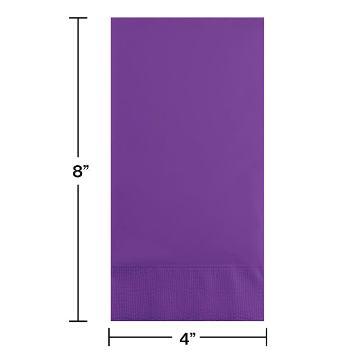 Bulk Pack of 32 Amethyst Guest Towel, 3 Ply