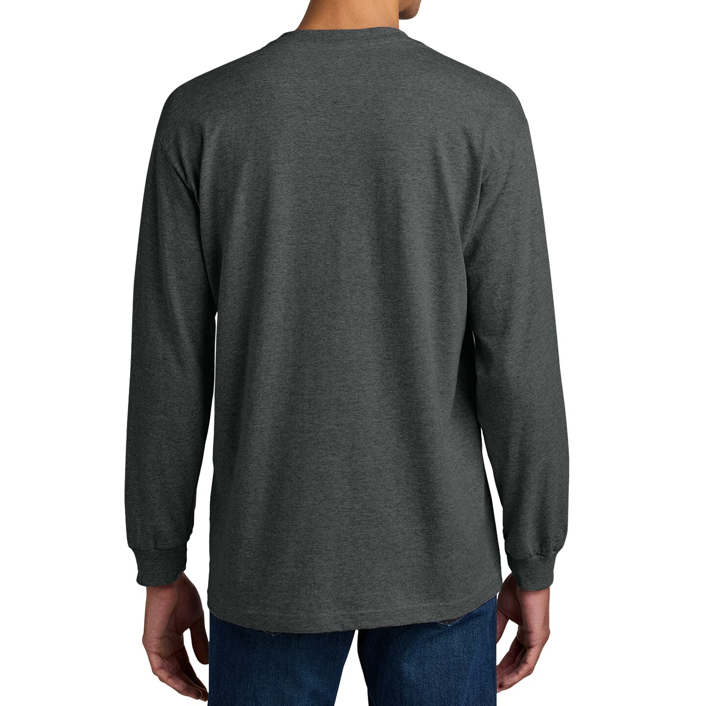 American Apparel Long Sleeve Men's T-Shirt, Heavyweight Cotton Arts and Crafts Crewneck MixColor Tee