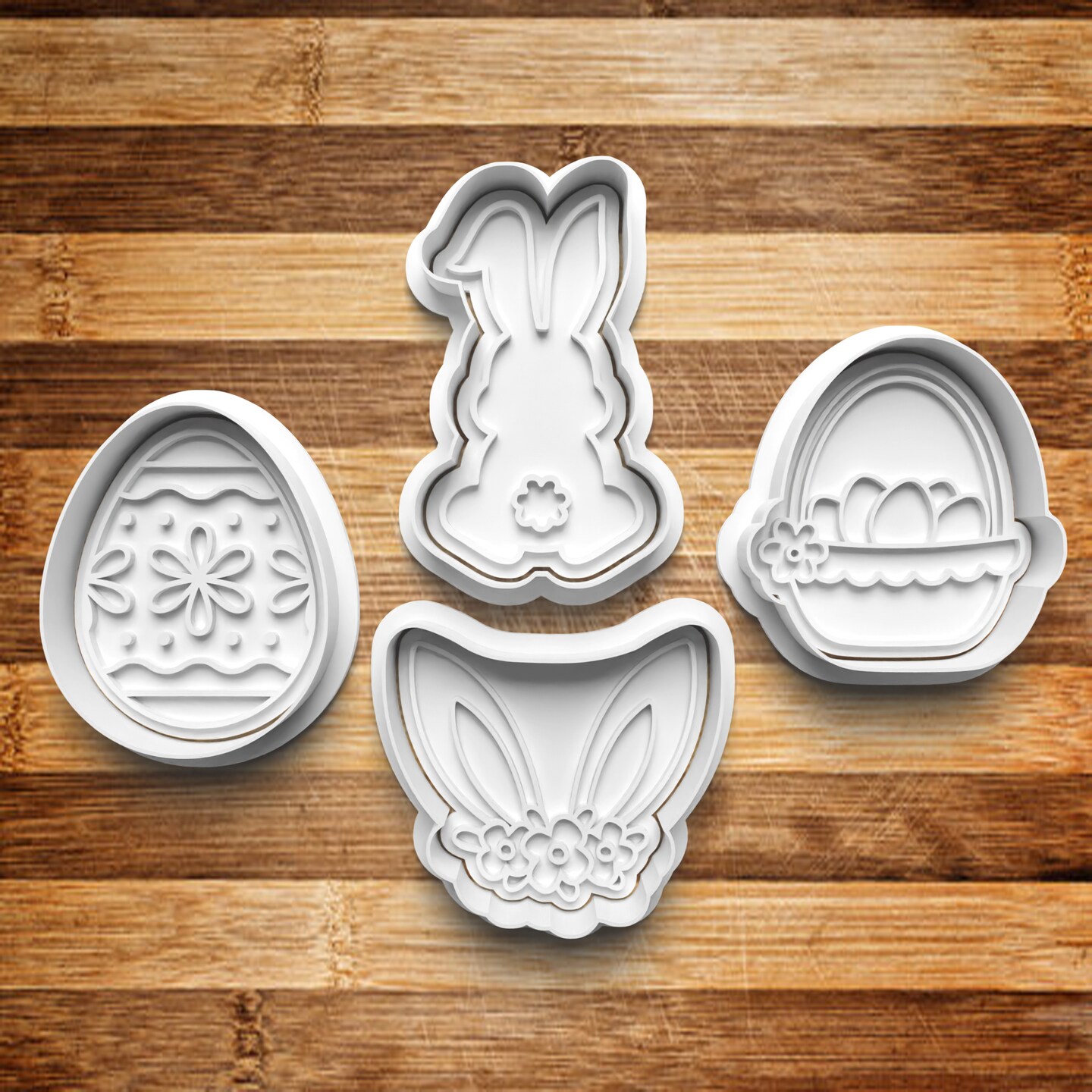 Easter Cookie Cutter | Cookie Stamp | Cookie Embosser | Cookie Fondant | Clay Stamp | Clay Earring Cutter | 3D Printed | product 2