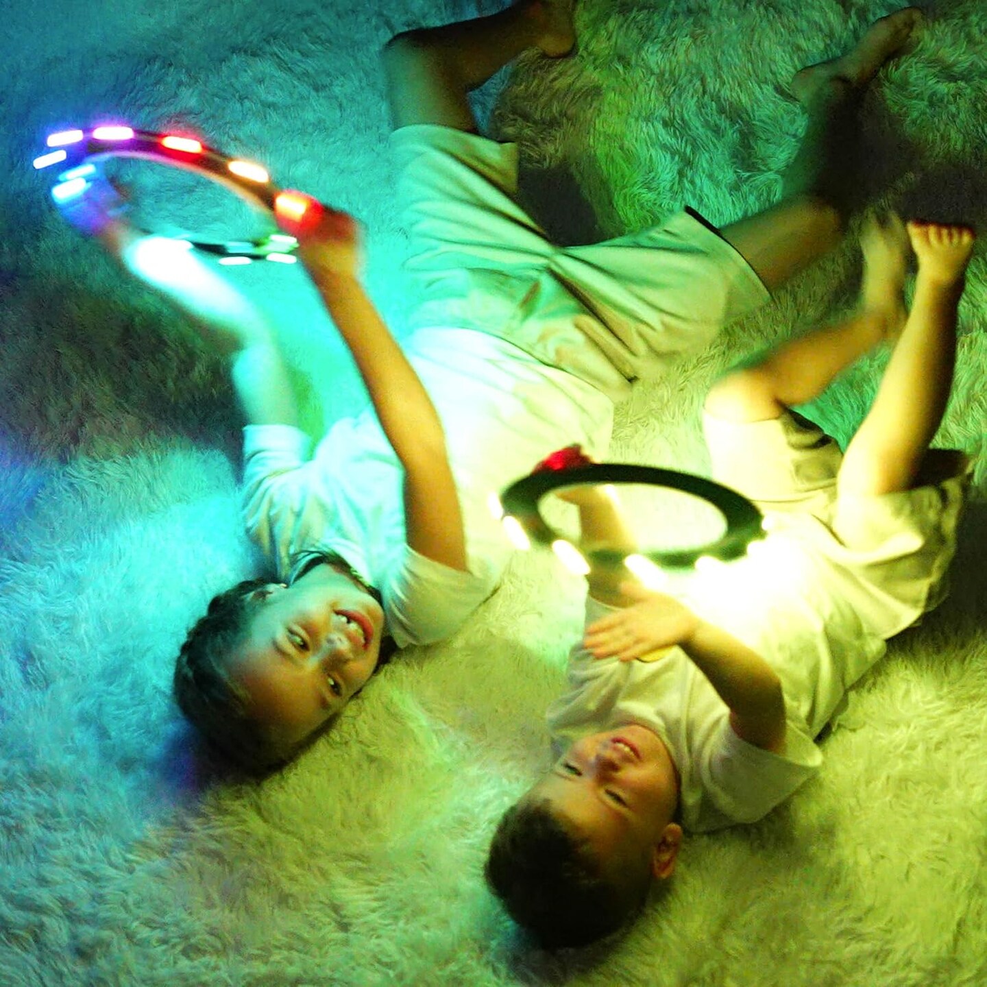 16 Million Color RGB or 12 LEDs, Super Bright, Lost Mode, Auto Light Up, Safe &#x26; Soft, Waterproof, Lightweight frisbee, Birthday, Camping Toy, Easter, Valentine Gift for Kid/Boy/Girl