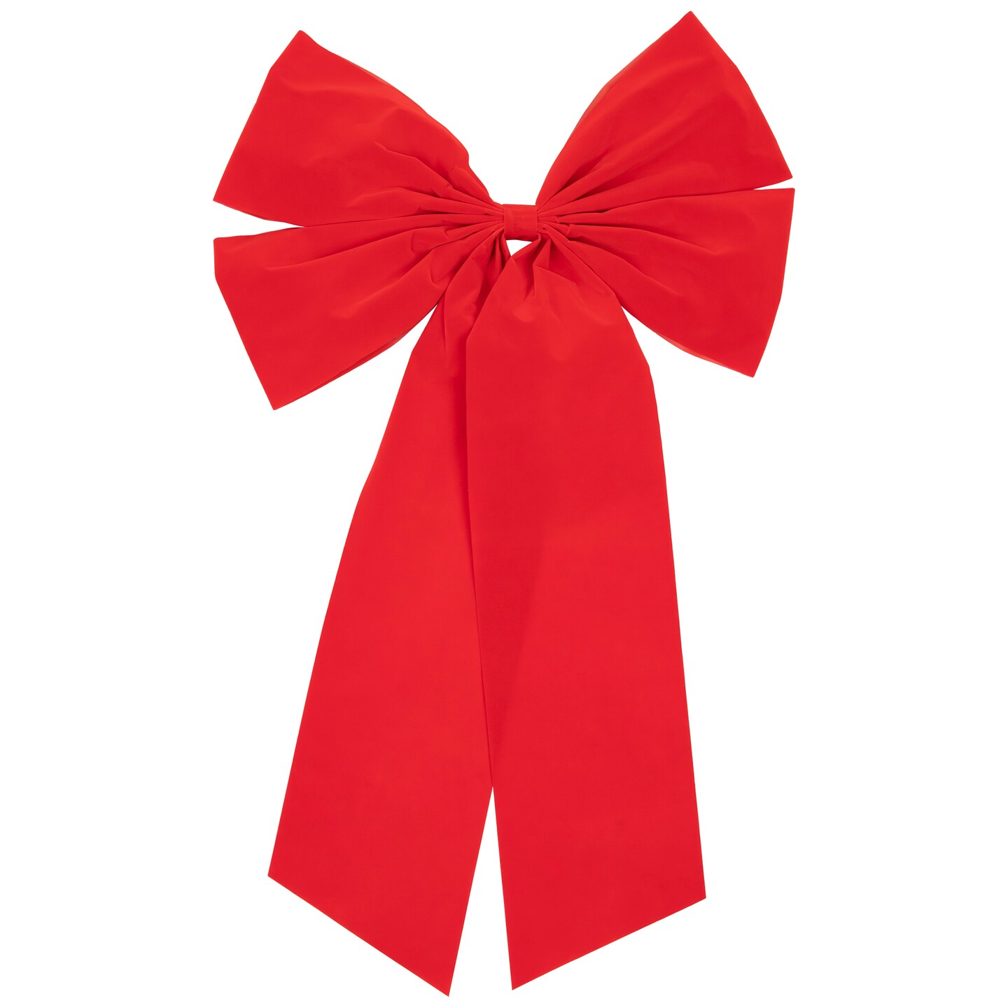Northlight 4-Loop Velveteen Christmas Bow Decoration - 18&#x22; x 30&#x22; - Red
