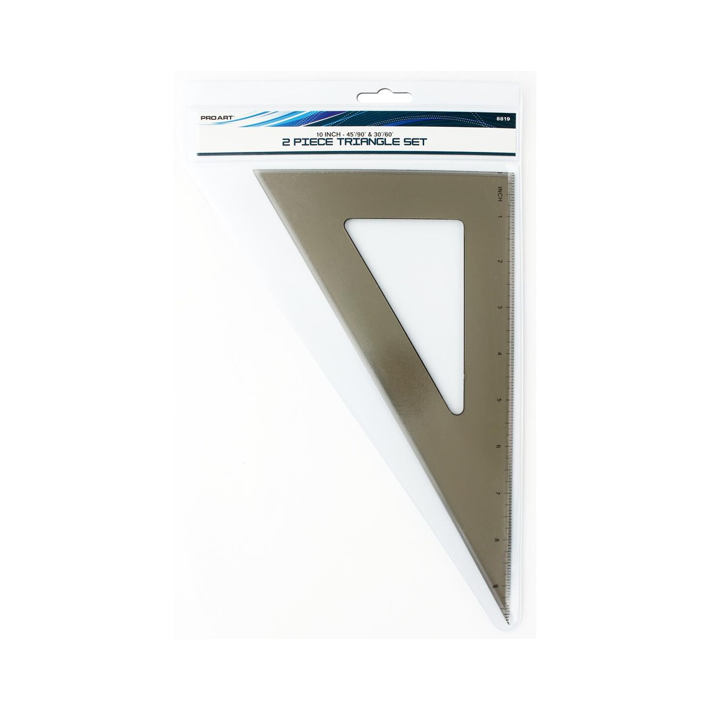 Pro Art Triangle Set 10&#x22; 45/90 30/60