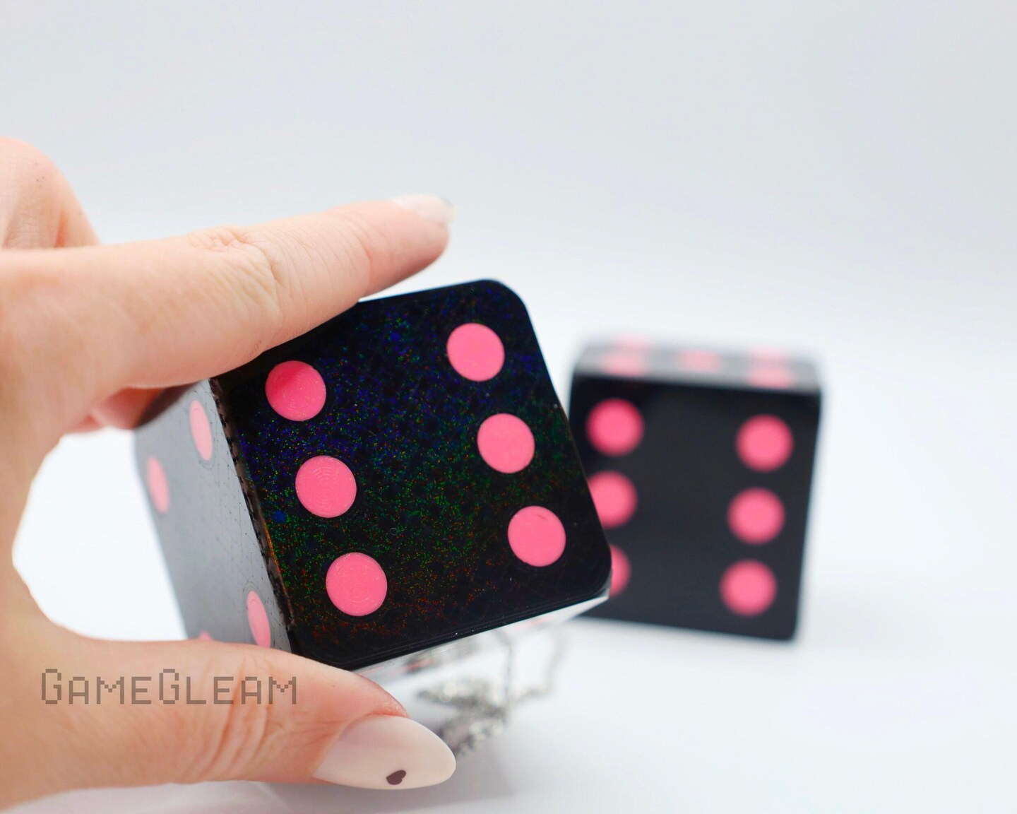 Car Dice Charms - 2 inch Pick your custom colors - Premium hanging