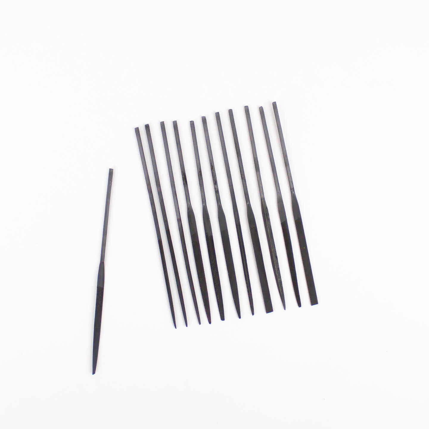 Excel Blades 12-Pc Assorted Needle File Set with Storage Pouch Hand Tools Misc