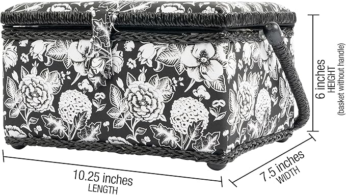Sewing Basket with Sewing Kit Accessories