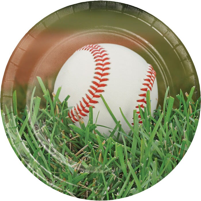 Baseball Paper Plates (8/Pkg)