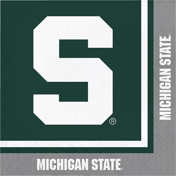 Michigan State Spartans Napkins (20/Pkg)