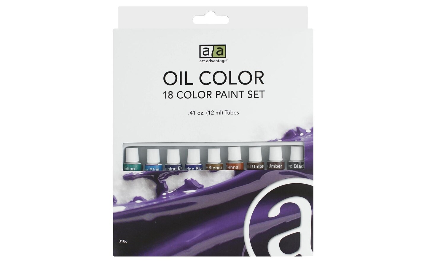 Art Advantage Paint Set Oil .41oz 18 Color