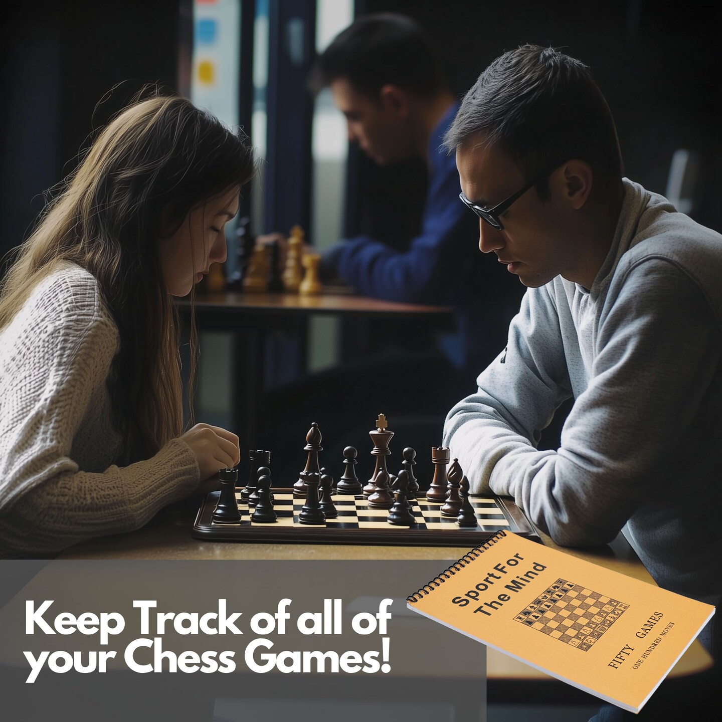 WE Games Ultimate Chess Player&#x27;s Scorebook