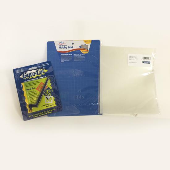 Cut-Your-Own Stencil Kit | for Cricut, Silhouette, Gyro-Cut Tool, and Stencil Cutting Tools | 4 mil Blank Mylar Sheets | Self-Healing Cutting Mat | Designer Stencils |
