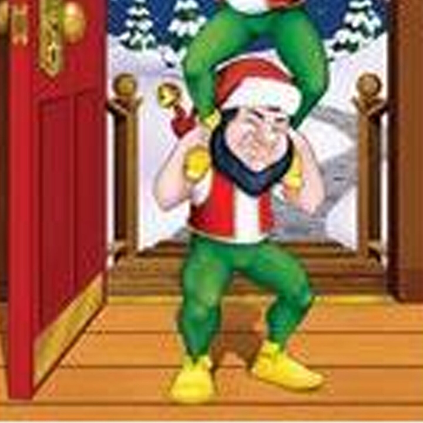 Christmas Elves Door Cover