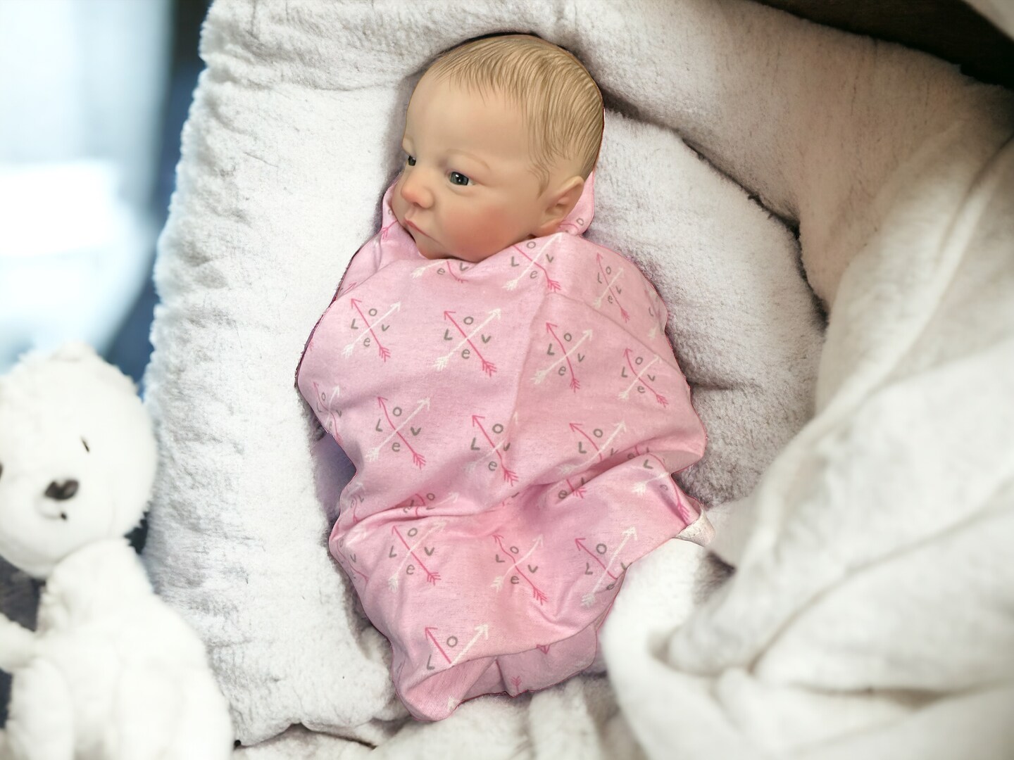 Realistic Open Eyes Reborn Doll 19 inch Weighted Newborn Baby Girl or Boy Soft Heavy Baby Dolls For Children Child Friendly Gifts For Girls product 7