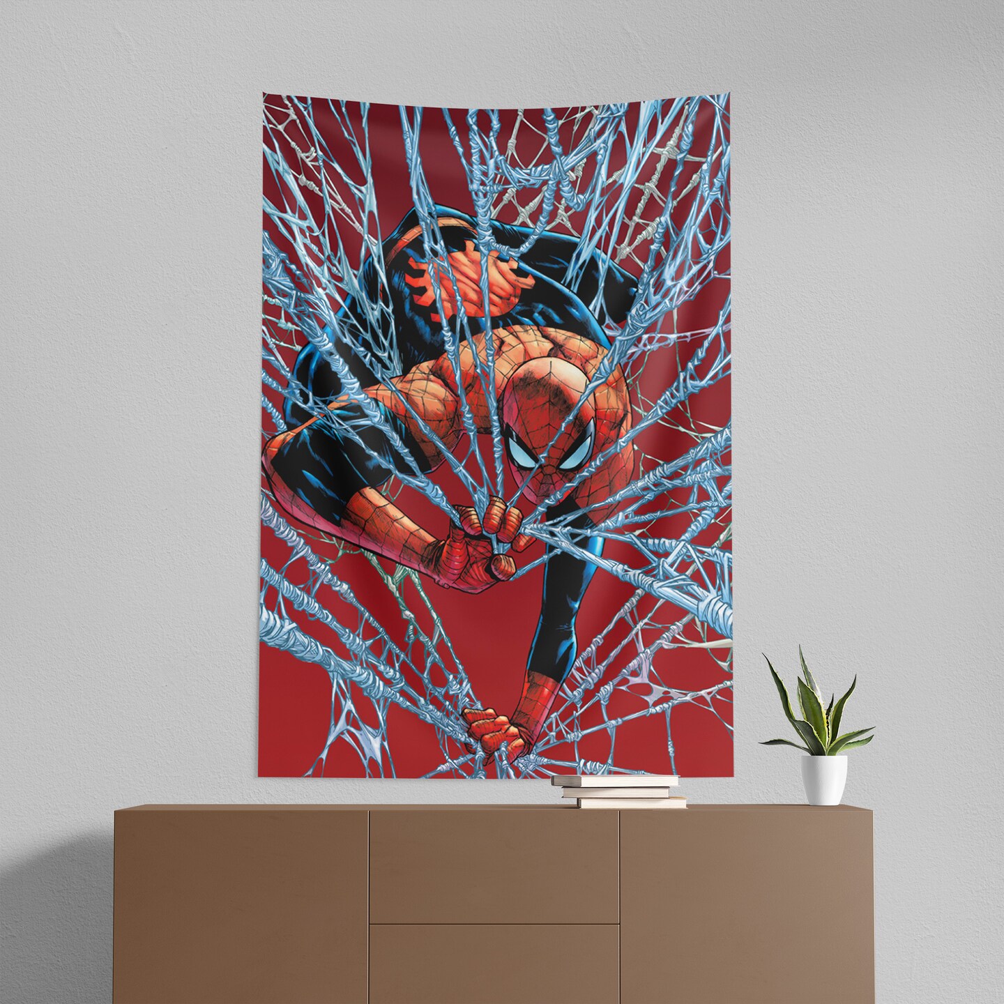 Marvel Spider-Man Web Watcher Wall Hanging Tapestry 40X57 inches