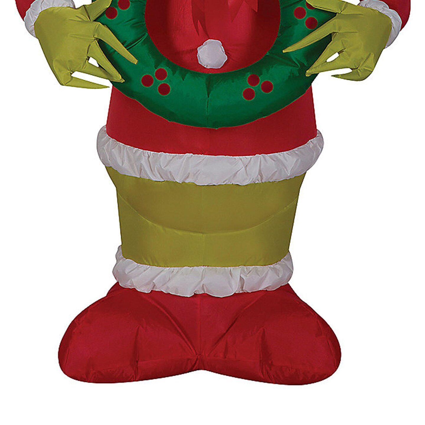 Airblown Grinch W Wreath Sm