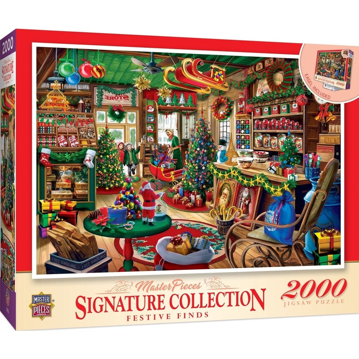 Signature Collection 2000 Piece Christmas Store Jigsaw Puzzle Holiday Fun