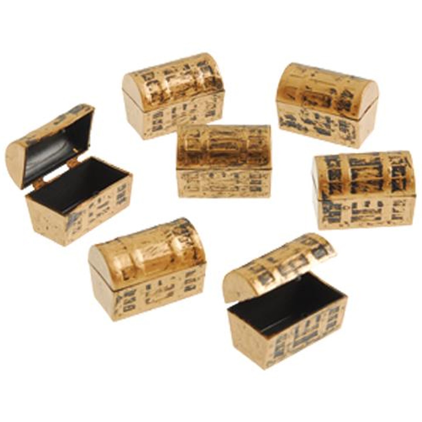Mini Pirate Treasure Chests Include 12 Units