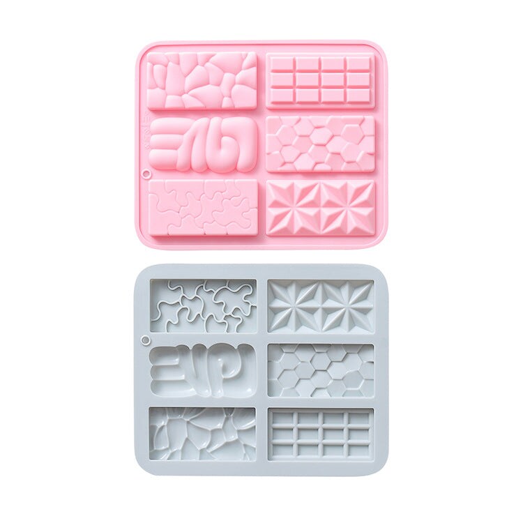 Chocolate Bars Silicone Mold - Assorted Mini Bars