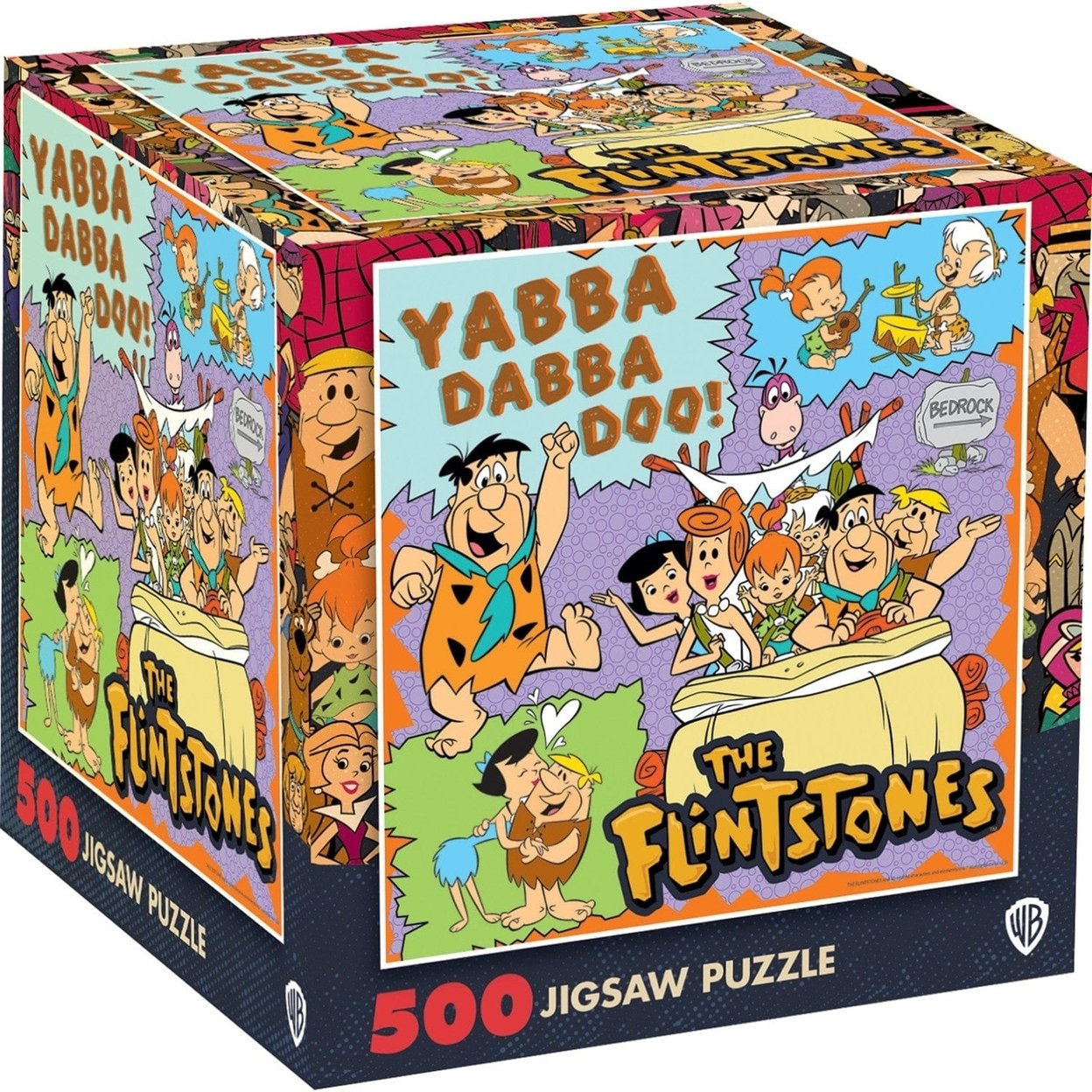 Hanna-Barbera The Flintstones 500 Piece Jigsaw Puzzle Bedrock Characters