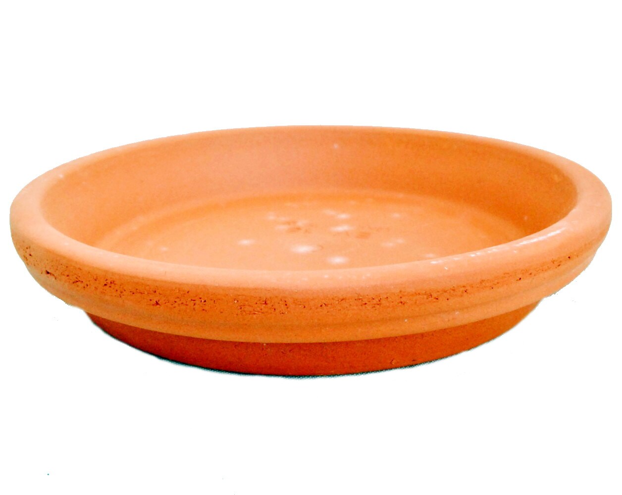 5 - 4.25&#x22;/3.25&#x22; Clay Saucers-Water Resistant-For Plants, Crafts, Fairy Gardens