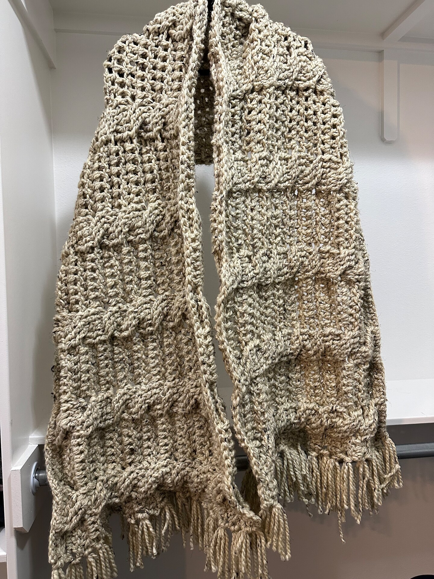 Crochet Cable Shawl image 2