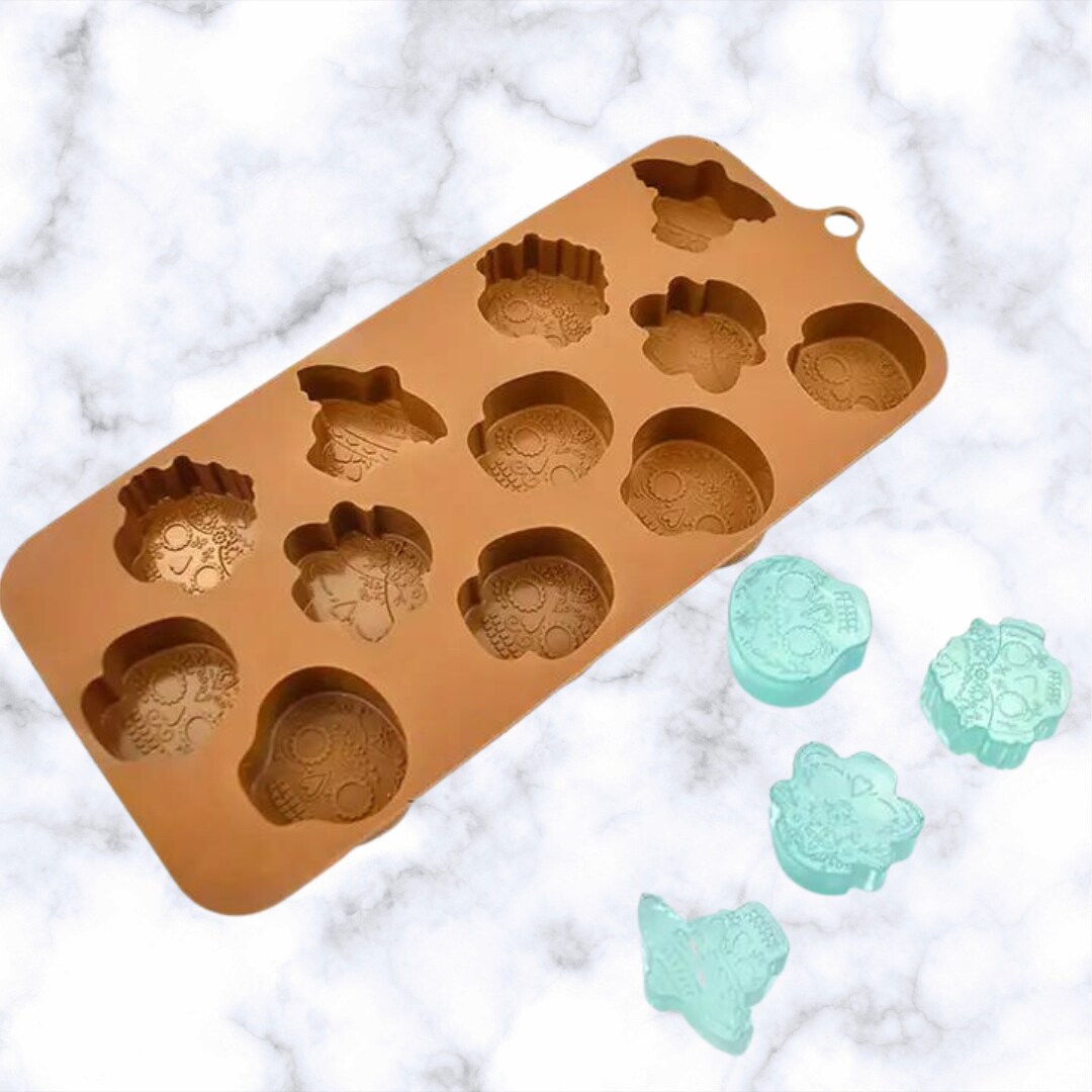 Sugar Skulls Silicone Mold