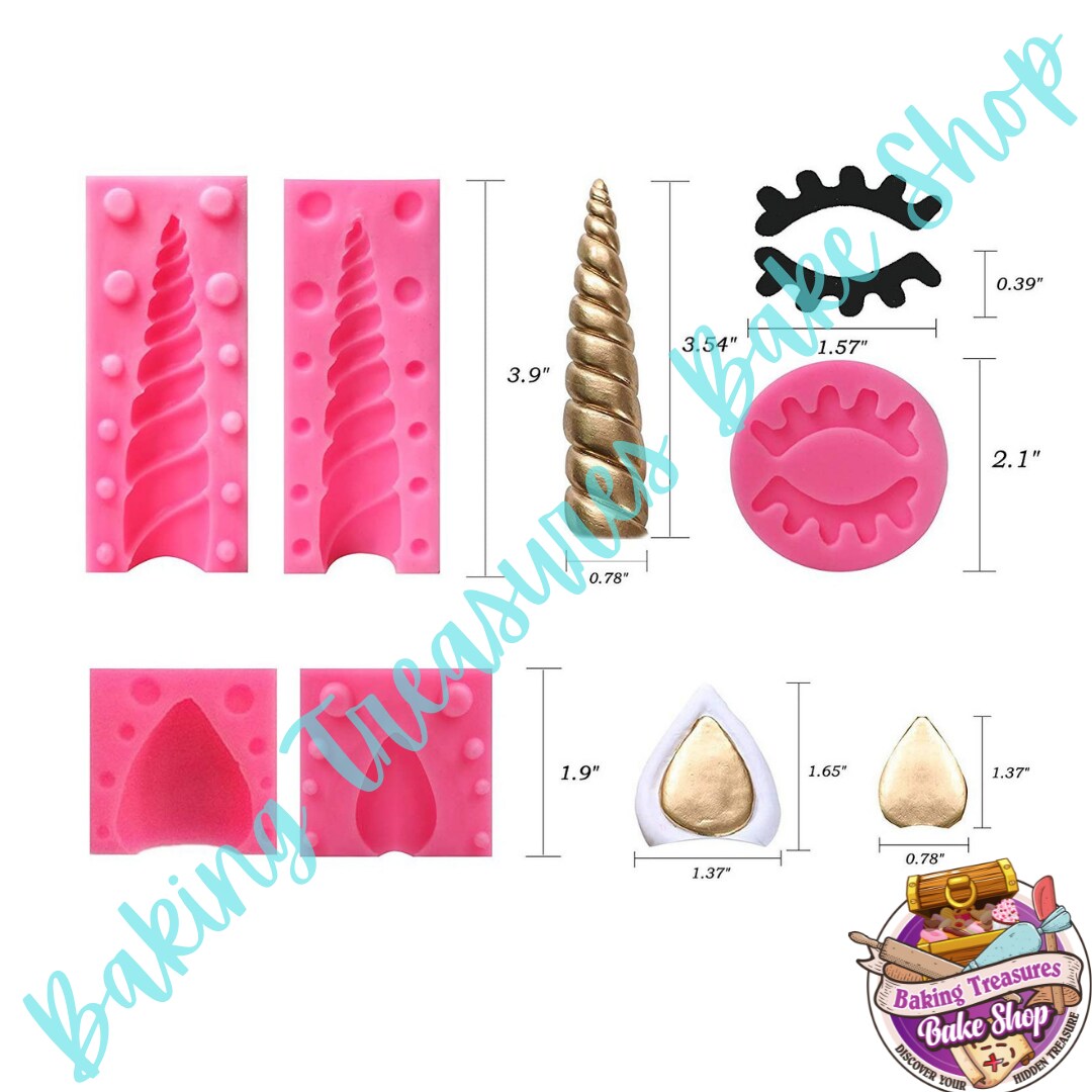 Unicorn Set Silicone Mold
