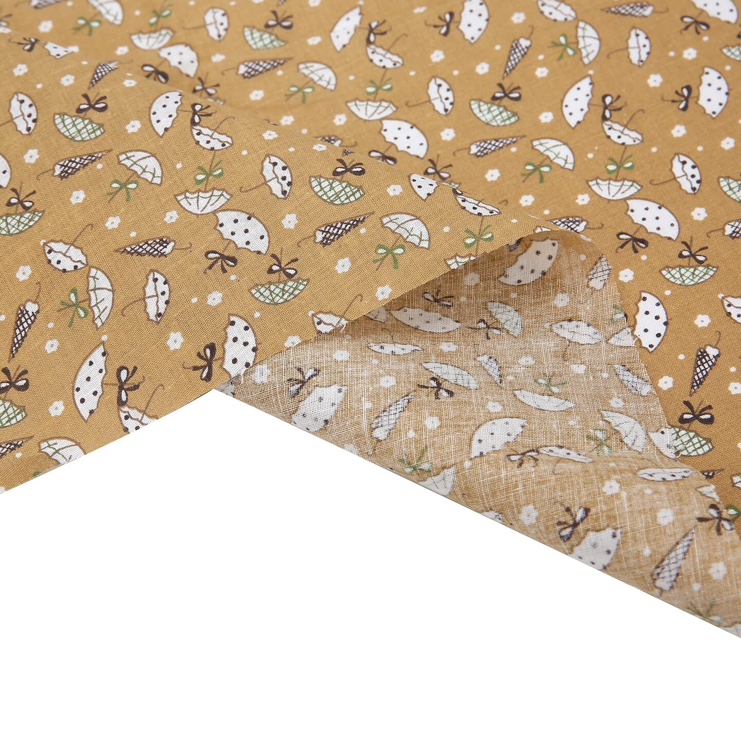 7Pcs 20" x 20" Cotton Fabric DIY Making Supplies Quilting Patchwork Fabric Fat Quarter Bundles DIY for Quilting Patchwork Cushions Cotton Fabric for Patchwork (20" x 20", Brown)