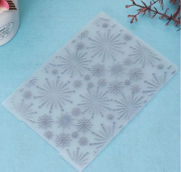 Plastic Folder Embosser - Firework Folder Embosser Fondant Embosser Paper Embosser