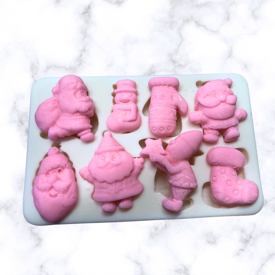 Christmas Santa &#x26; Stocking Silicone mold