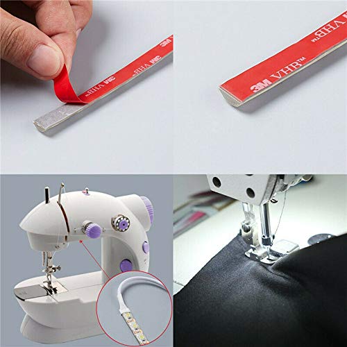 YICBOR Sewing Machine LED Light Strip Light Kit 11.8inch DC5V Flexible USB Sewing Light 30cm Industrial Machine Working LED Lights