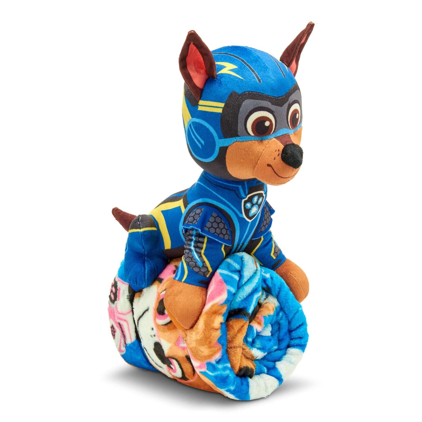 Nickelodeon Paw Patrol Kids Hugger with Silk Touch Throw Blanket Blue 50 x 60 Inches