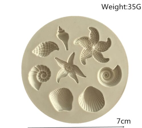 Sea Shells Silicone Mold
