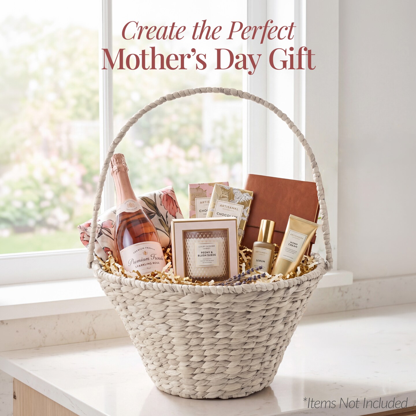 Best Choice Products Easter Basket, Large Woven Easter Basket for Kids w/ Collapsible Handle, Tapered Shape