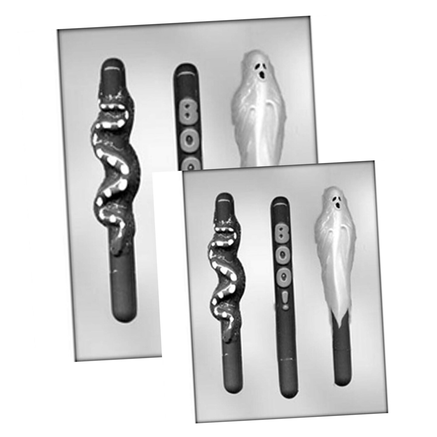 Halloween Pretzel Rod Chocolate Mold for Spooky Treats