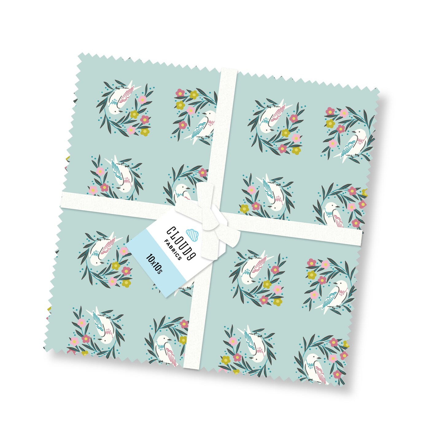 Meadow Melody 10" Square Pack (Layer Cake) by Cloud9 (600458)