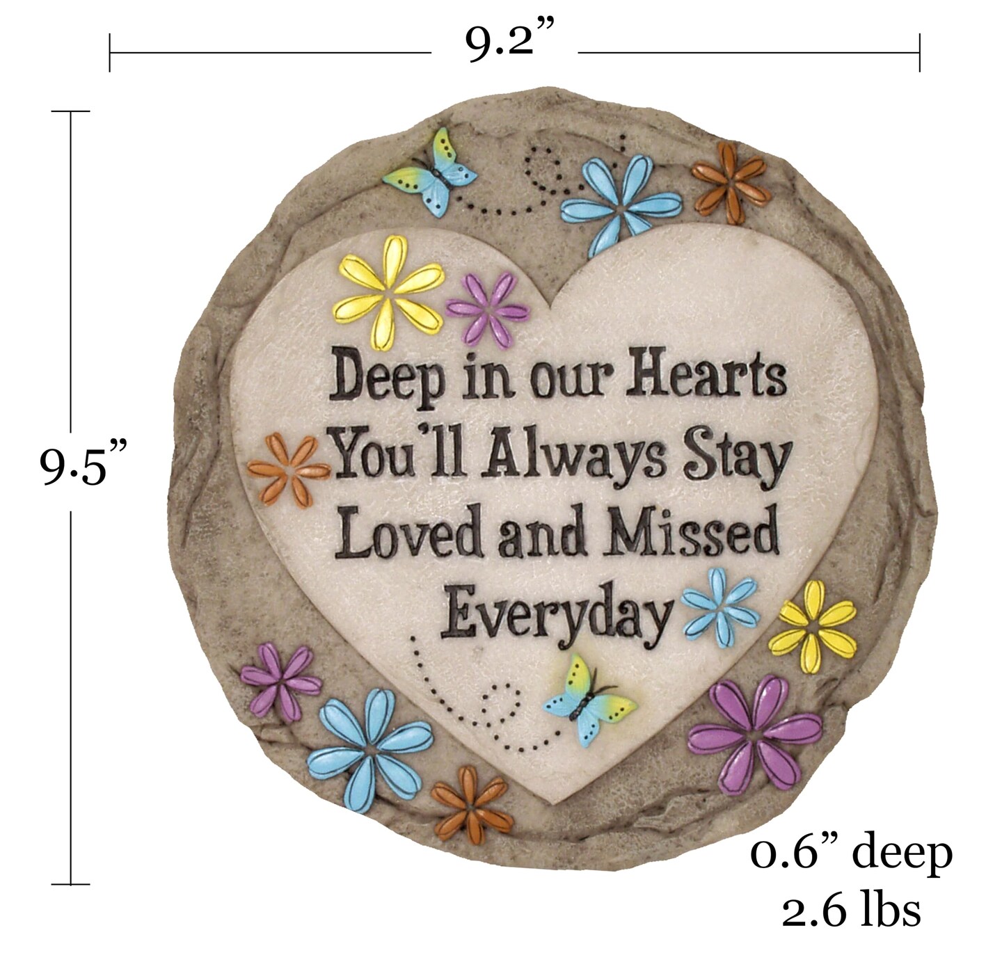 Garden Décor - If Love Could Have Saved You Stepping Stone - Decorative Stone for Garden