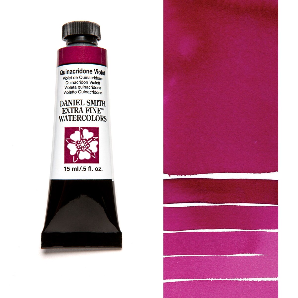 Daniel Smith Extra Fine Watercolors - Quinacridone Violet, 5 ml Tube