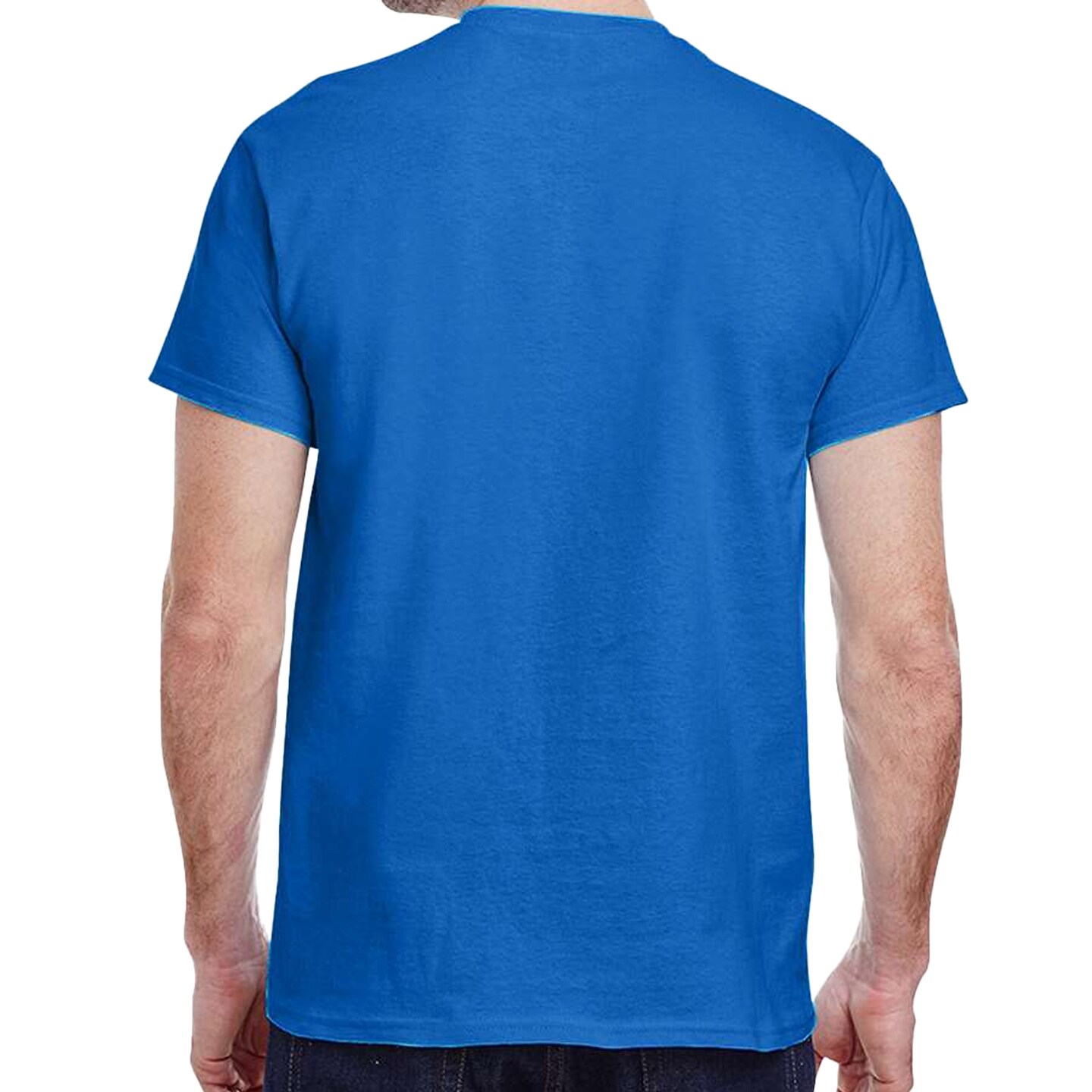 Gildan Unisex Neon Blue Crewneck T-Shirt Blanks for Crafting, Printing & Design Projects