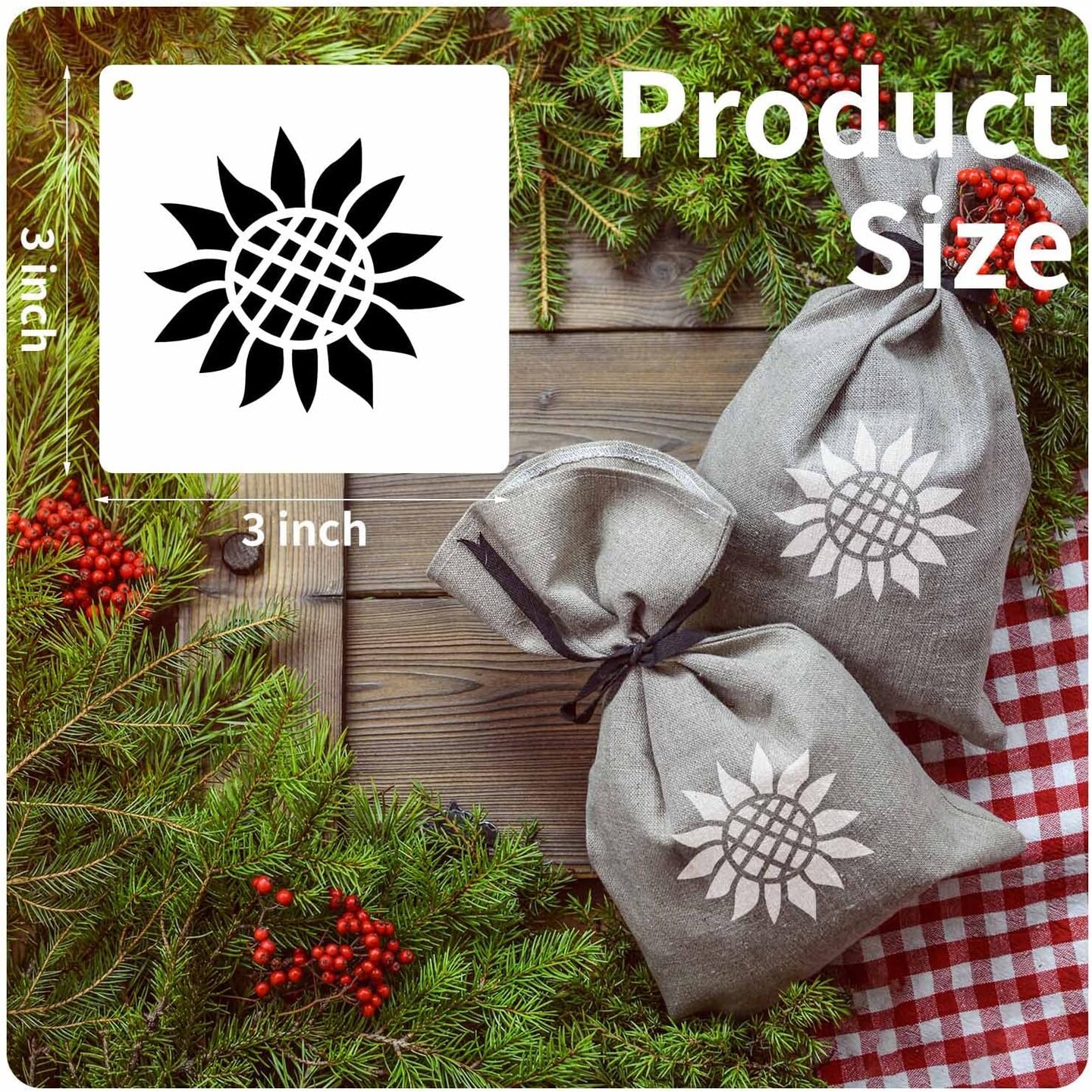 64 Pieces Stencils for Painting