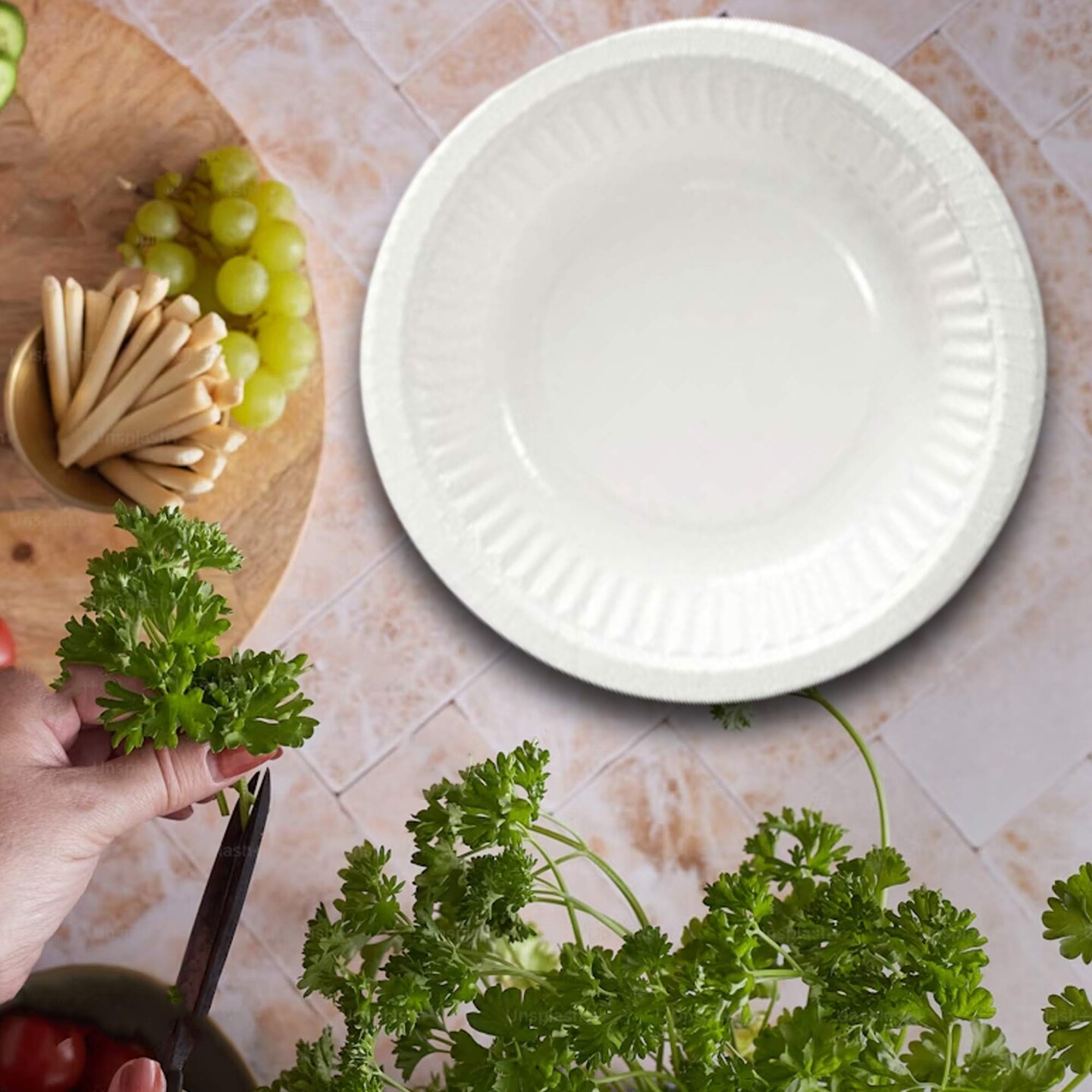 20 Count Foam Bowls 30 OZ Disposable Insulated Bowls for Soup, Cereal & More 8"