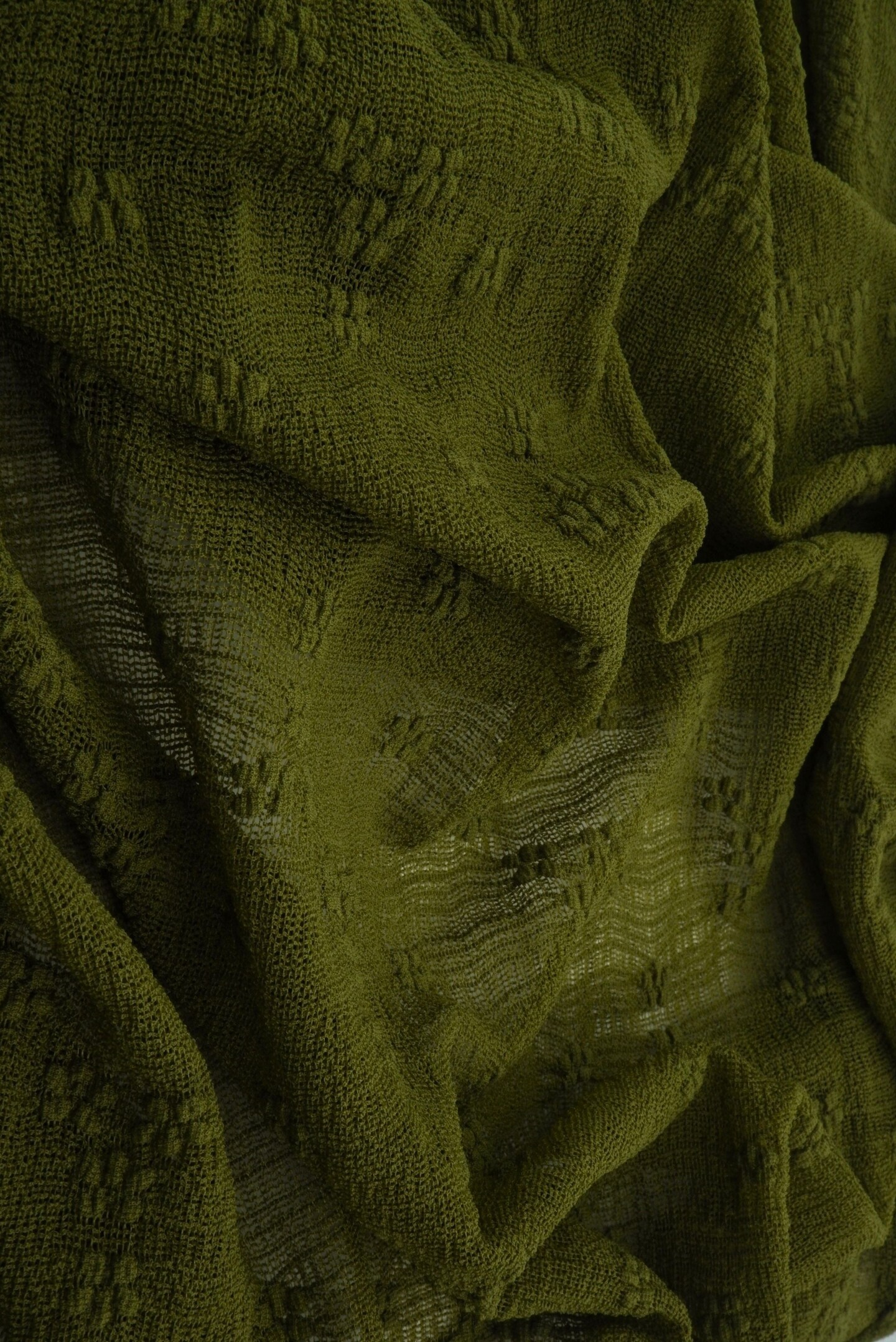 1 Yard Ditsy Bubble Lace Fabric, Soft Stretch Material 92 Nylon 8 Spandex for Dressmaking and Costumes